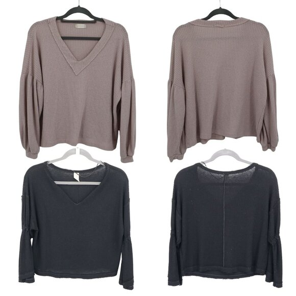 Minimalist Sweater Bundle Womens S‎ Multi Casual Comfortable Loungewear Layering - Picture 1 of 16